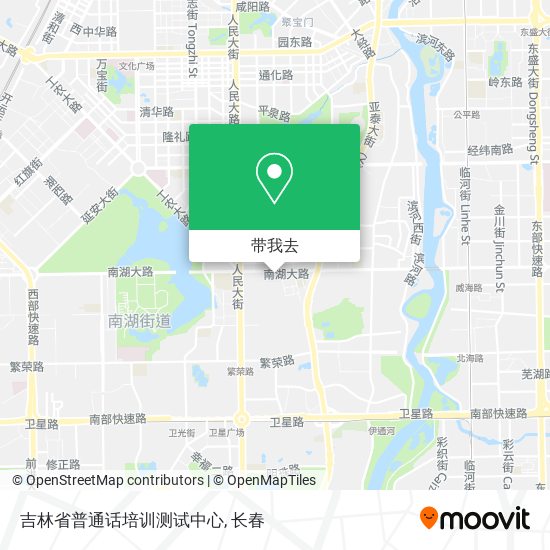 吉林省普通话培训测试中心地图