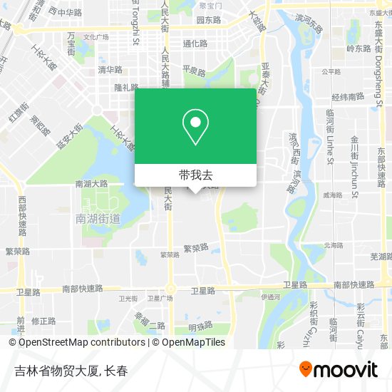 吉林省物贸大厦地图