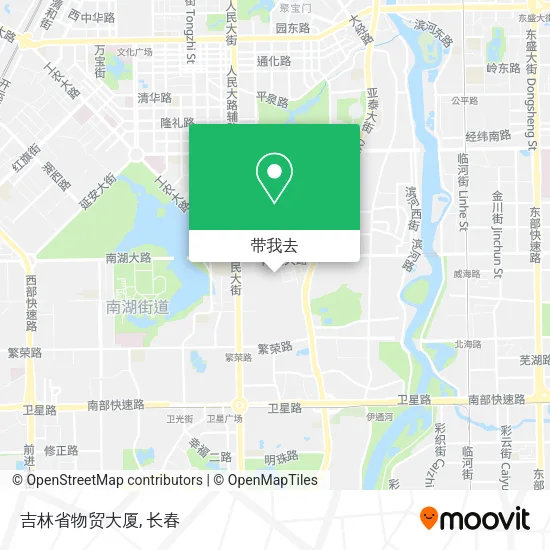 吉林省物贸大厦地图