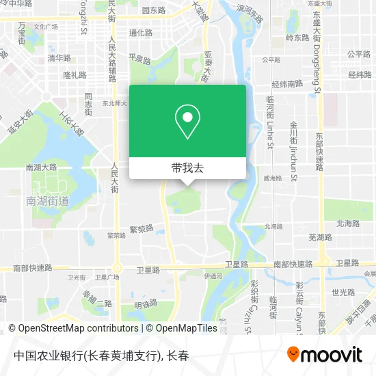 中国农业银行(长春黄埔支行)地图