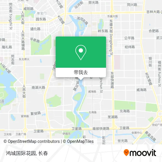 鸿城国际花园地图