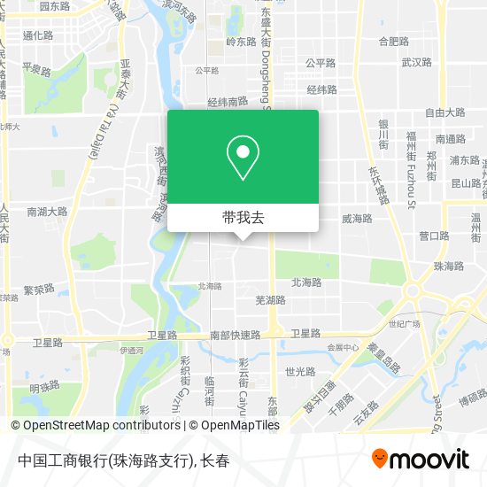 中国工商银行(珠海路支行)地图