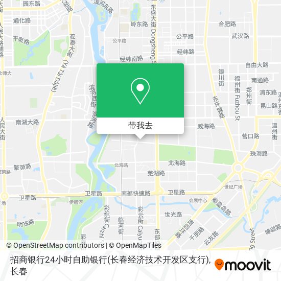 招商银行24小时自助银行(长春经济技术开发区支行)地图