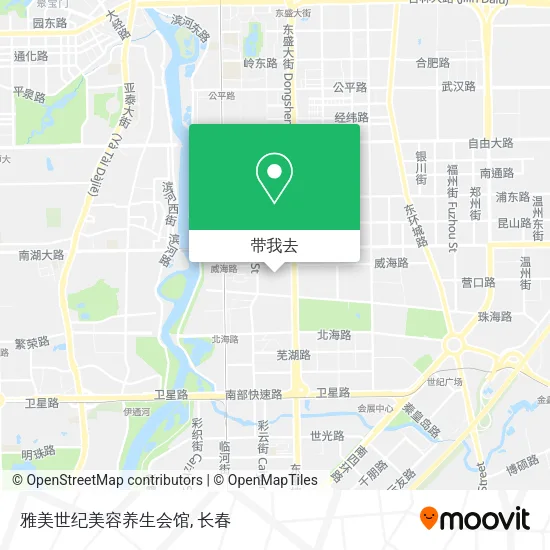 雅美世纪美容养生会馆地图