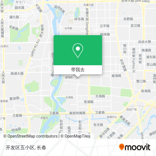开发区五小区地图