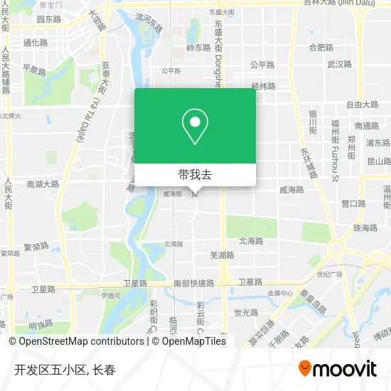 开发区五小区地图