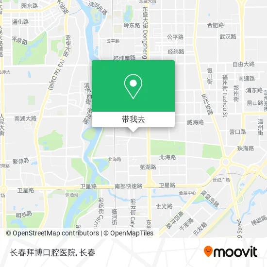 长春拜博口腔医院地图