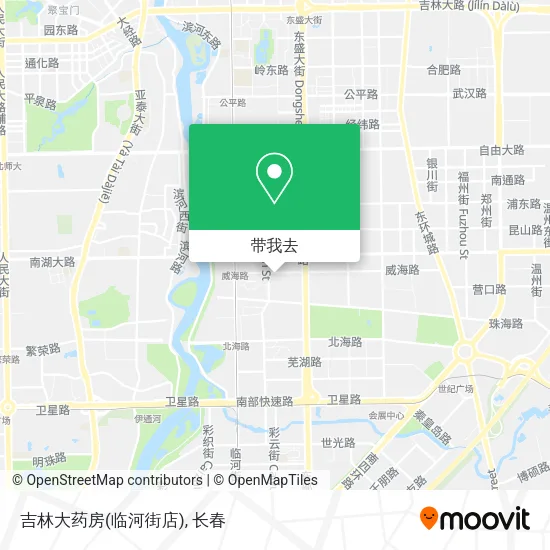 吉林大药房(临河街店)地图