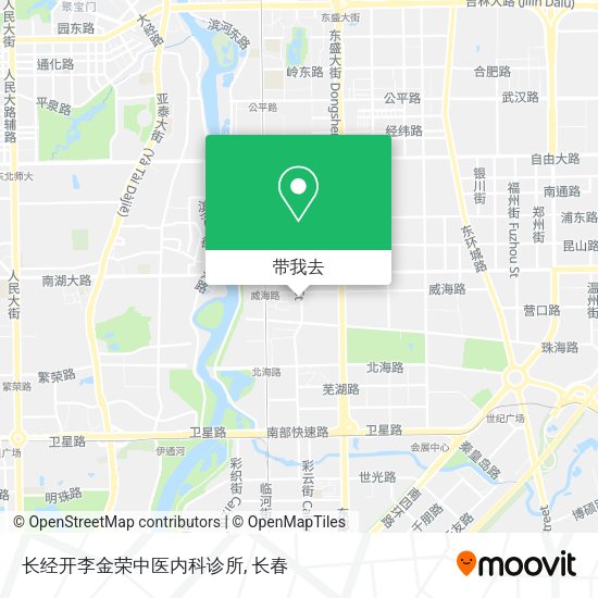 长经开李金荣中医内科诊所地图