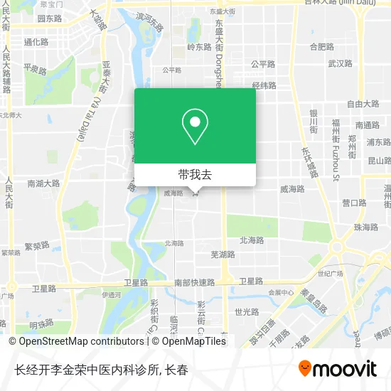 长经开李金荣中医内科诊所地图