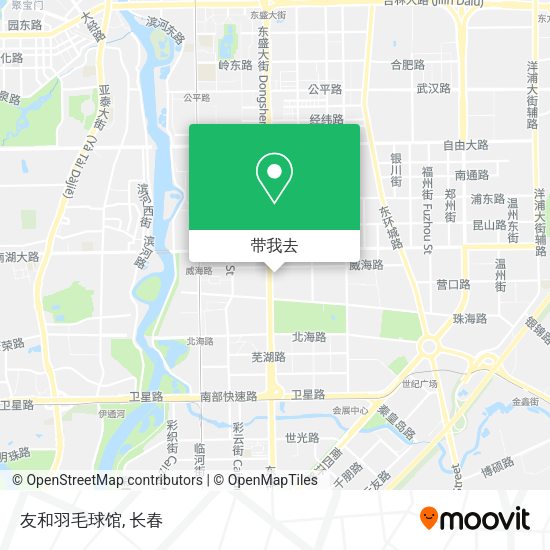 友和羽毛球馆地图