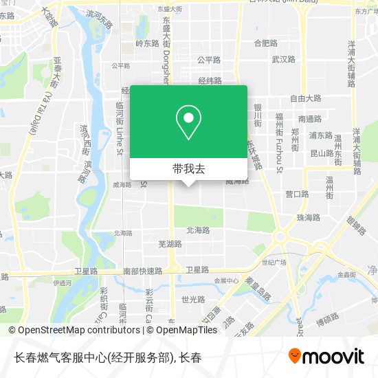 长春燃气客服中心(经开服务部)地图