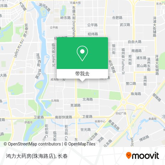 鸿力大药房(珠海路店)地图