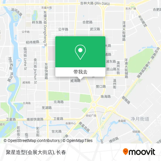 聚星造型(会展大街店)地图