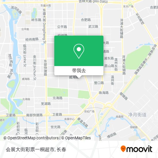 会展大街彩票一桐超市地图