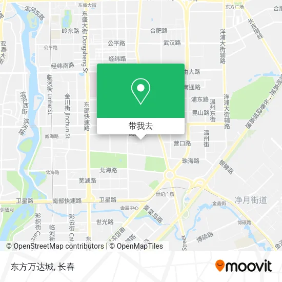 东方万达城地图