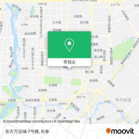 东方万达城-7号楼地图