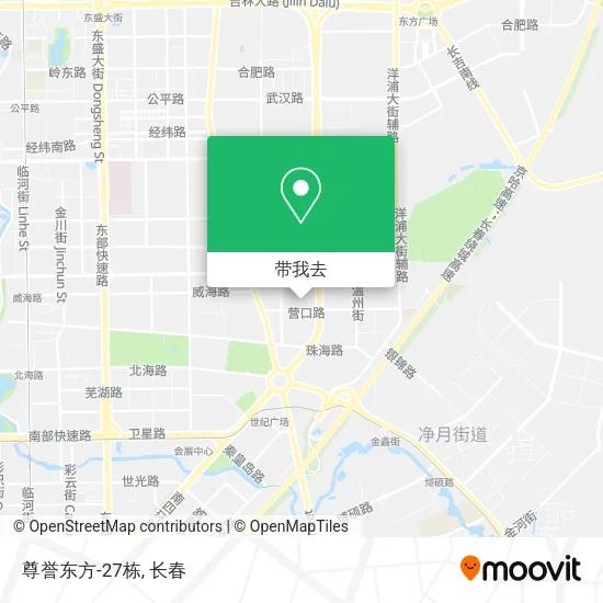 尊誉东方-27栋地图