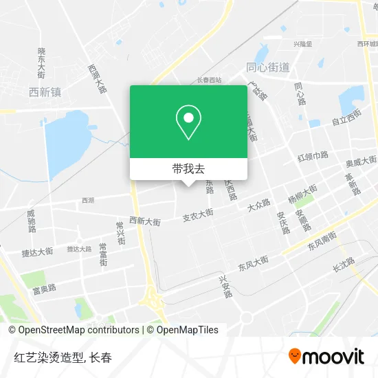 红艺染烫造型地图