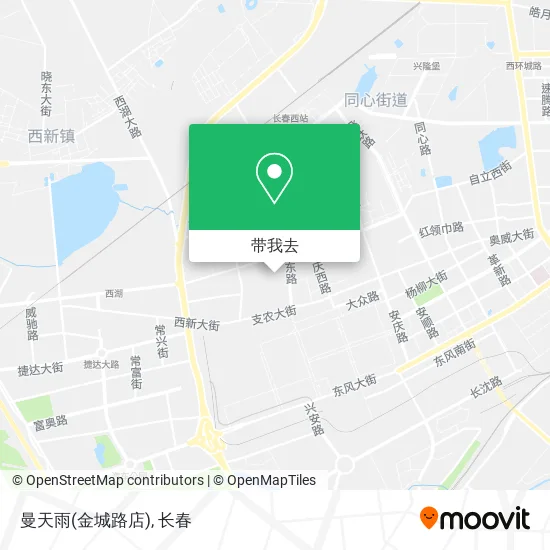 曼天雨(金城路店)地图