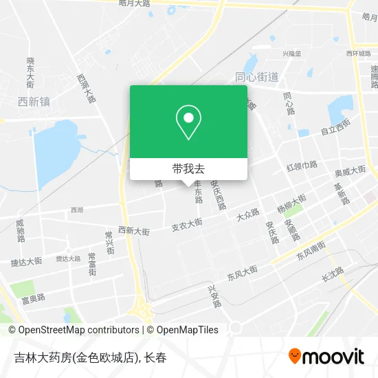 吉林大药房(金色欧城店)地图