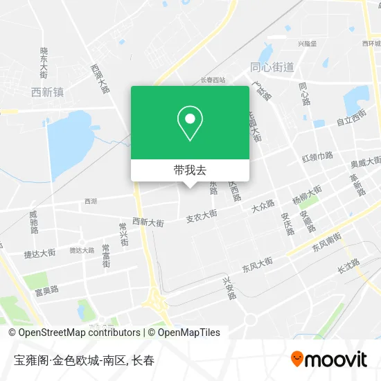 宝雍阁·金色欧城-南区地图