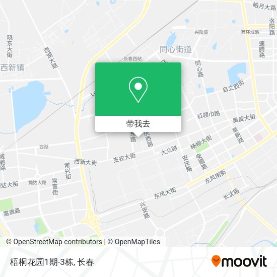 梧桐花园1期-3栋地图