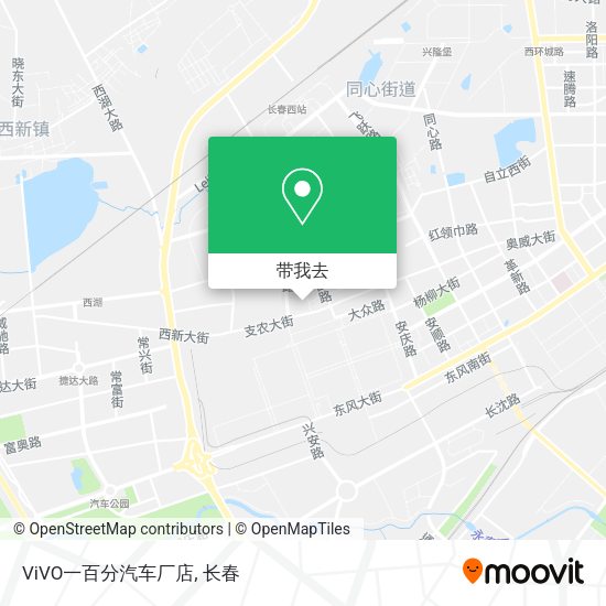 ViVO一百分汽车厂店地图