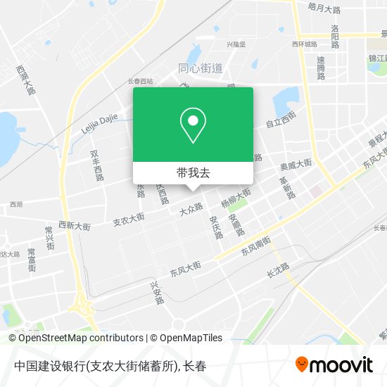 中国建设银行(支农大街储蓄所)地图