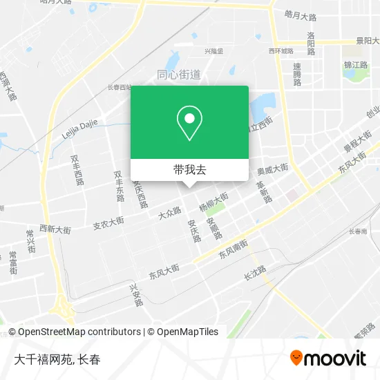 大千禧网苑地图
