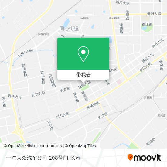 一汽大众汽车公司-208号门地图