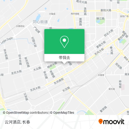 云河酒店地图
