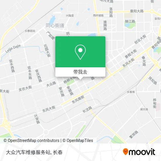 大众汽车维修服务站地图