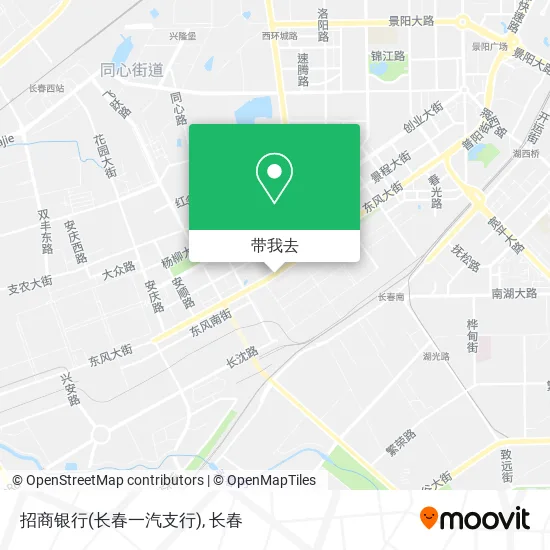招商银行(长春一汽支行)地图