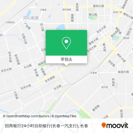 招商银行24小时自助银行(长春一汽支行)地图
