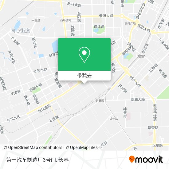 第一汽车制造厂3号门地图