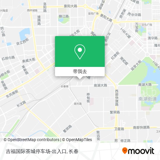 吉福国际茶城停车场-出入口地图