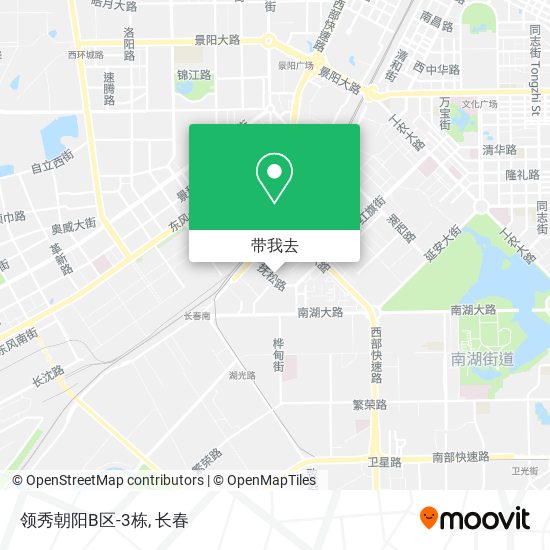 领秀朝阳B区-3栋地图