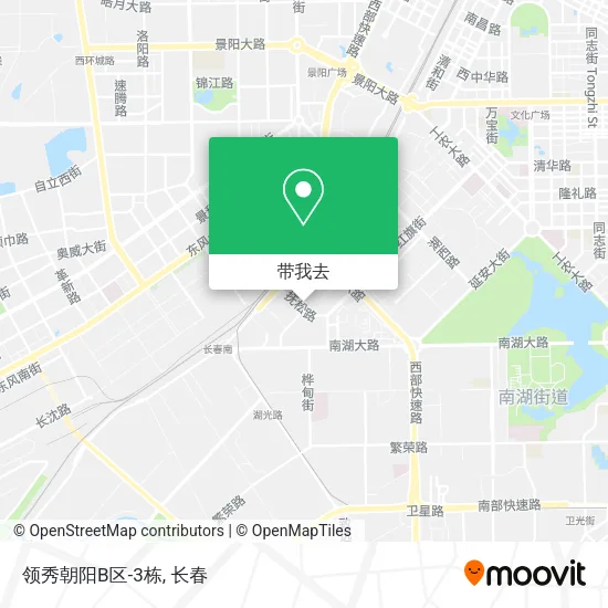 领秀朝阳B区-3栋地图