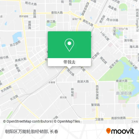 朝阳区万能轮胎经销部地图