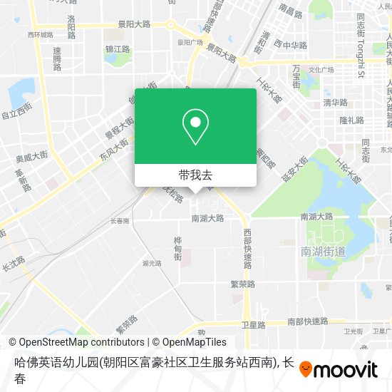哈佛英语幼儿园(朝阳区富豪社区卫生服务站西南)地图