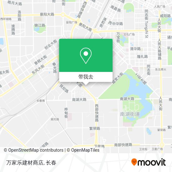 万家乐建材商店地图