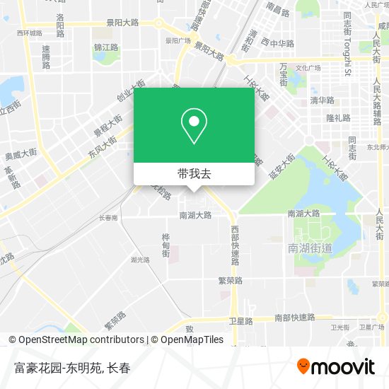 富豪花园-东明苑地图