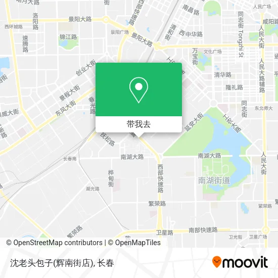 沈老头包子(辉南街店)地图