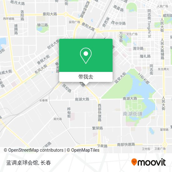 蓝调桌球会馆地图