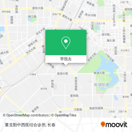 董克勤中西医结合诊所地图