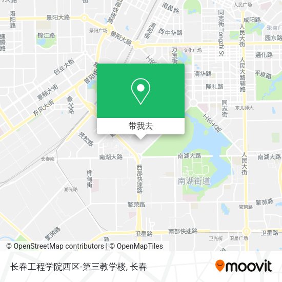 长春工程学院西区-第三教学楼地图