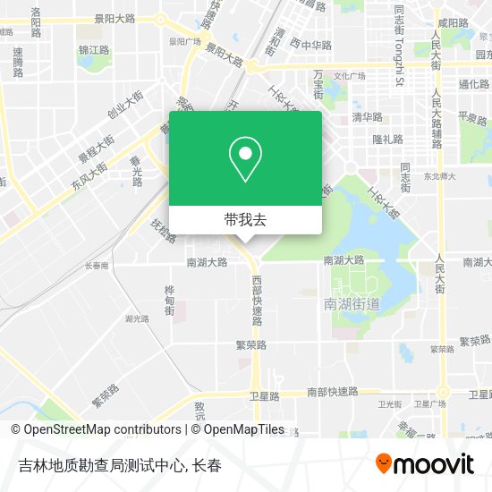 吉林地质勘查局测试中心地图