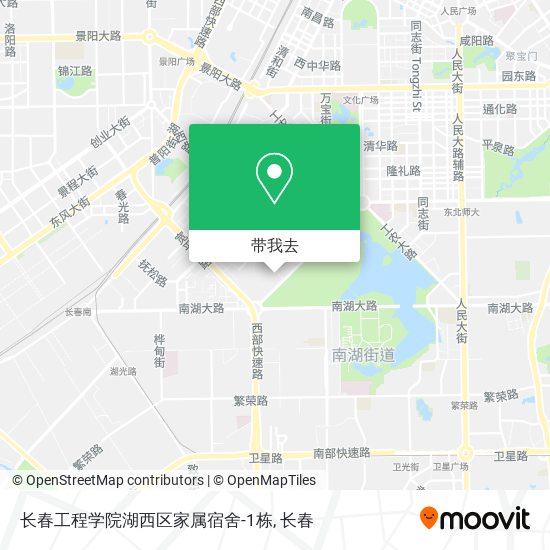 长春工程学院湖西区家属宿舍-1栋地图