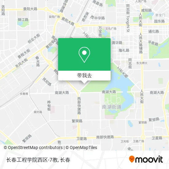 长春工程学院西区-7教地图